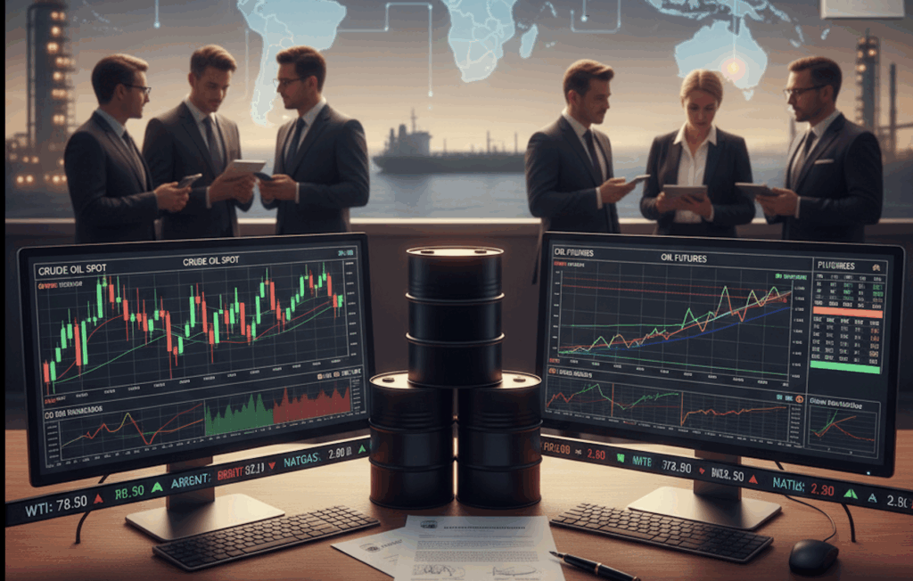 Spots and Future Markets oil and gas