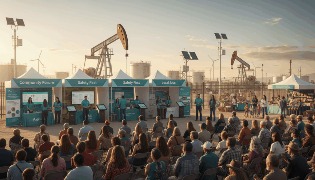Community engagement oil and gas